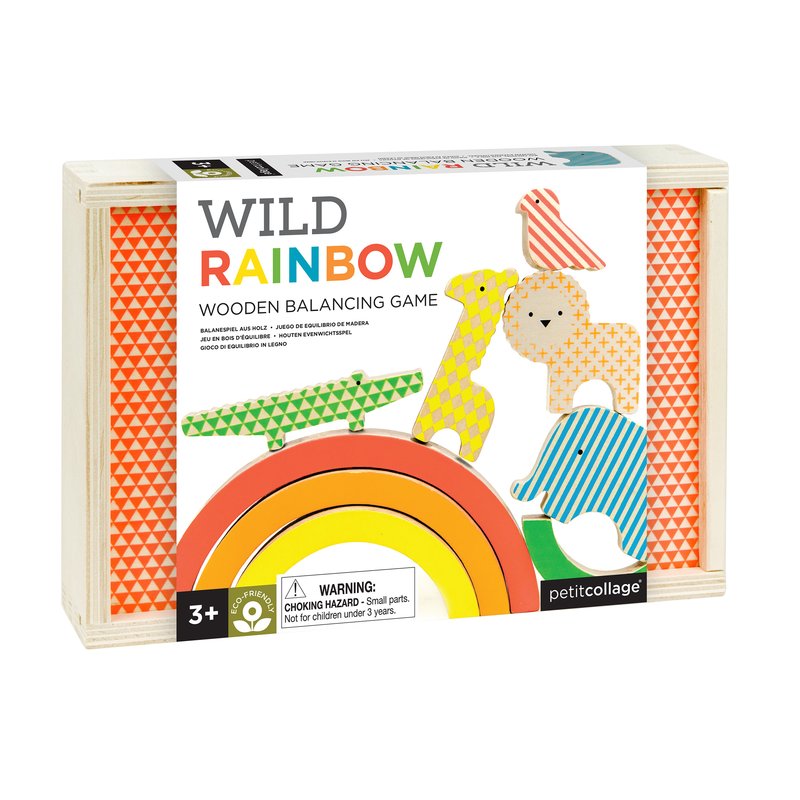 Wild Rainbow Wooden Balancing Game