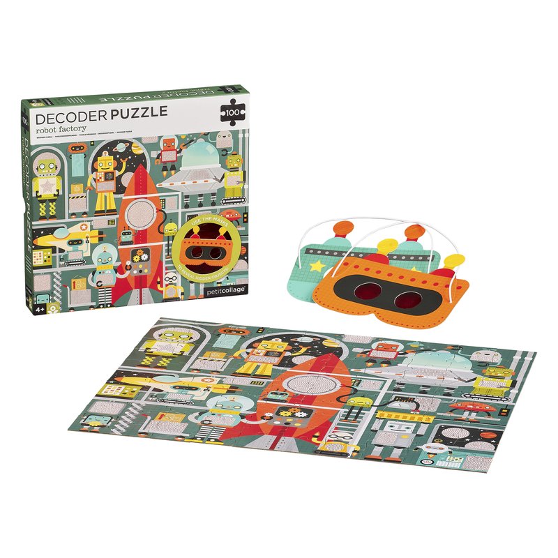 Robot Factory Decoder Puzzle