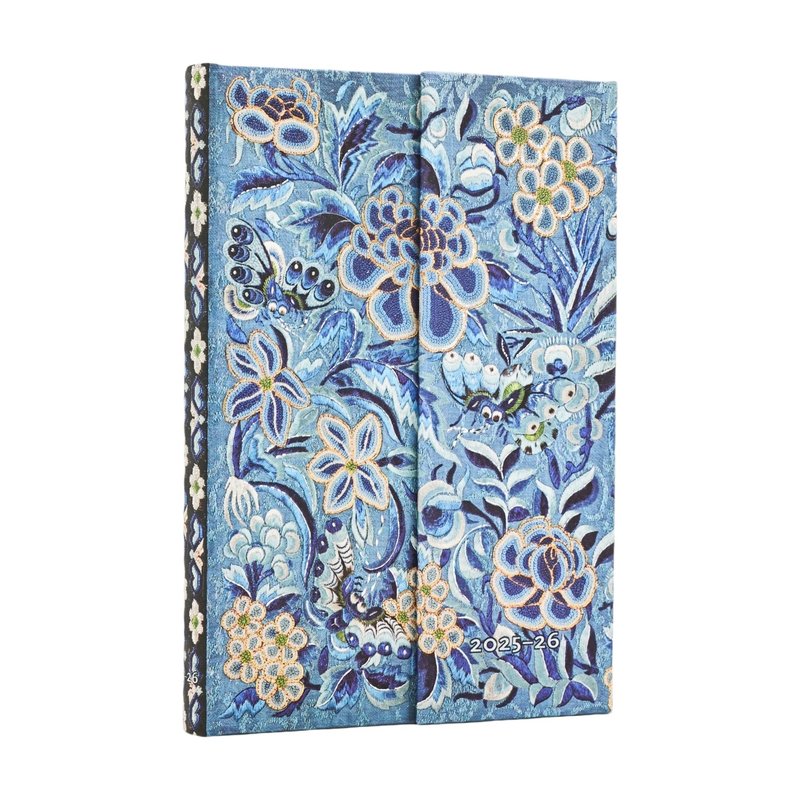 2025-2026 Blue Willow, Celebrate Hanfu, 18-Month Planner, Mini, Horizontal, Wrap, 208 Pg, 80 GSM