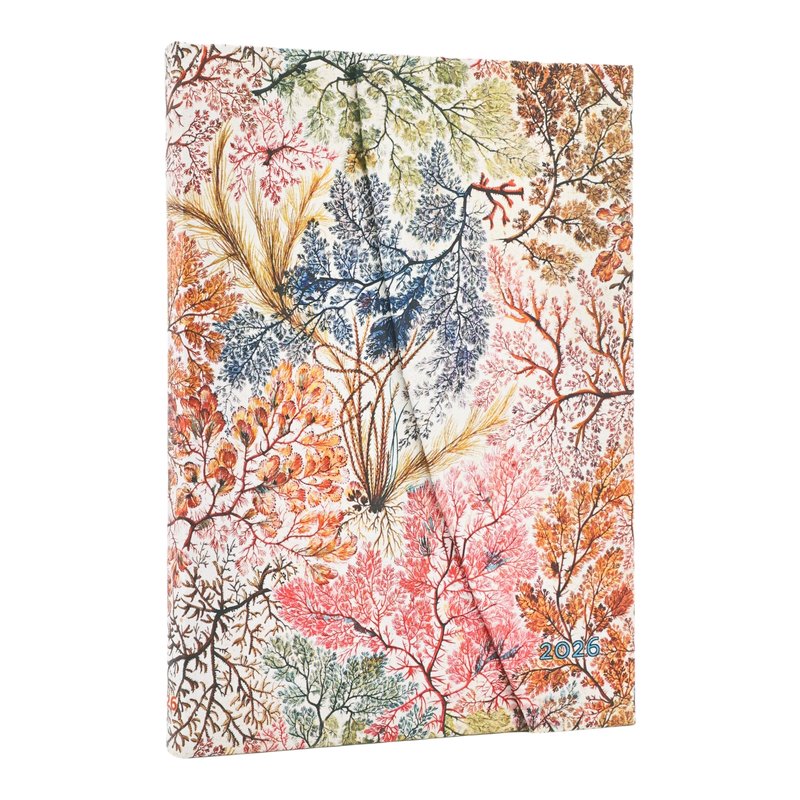 2026 Anemone, William Kilburn, 12-Month Planner, Midi, Vertical, Wrap, 160 Pg, 100 GSM