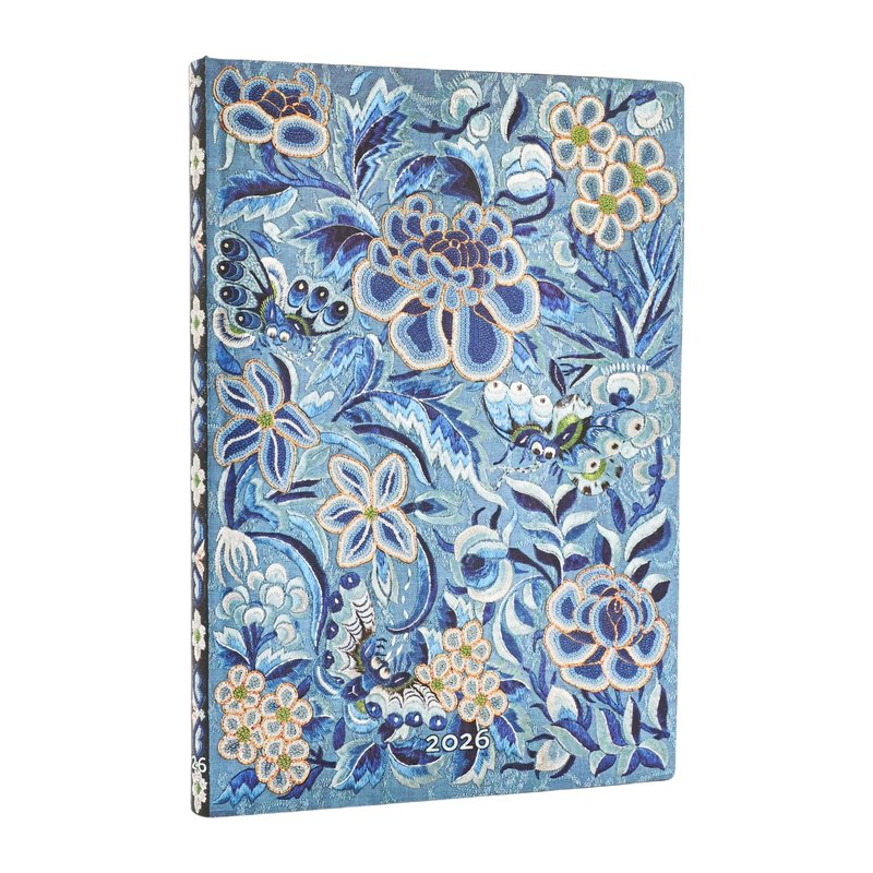 2026 Blue Willow, Celebrate Hanfu, 12-Month Planner Flexis, Midi, Vertical, Elastic Band, 176 Pg, 100 GSM