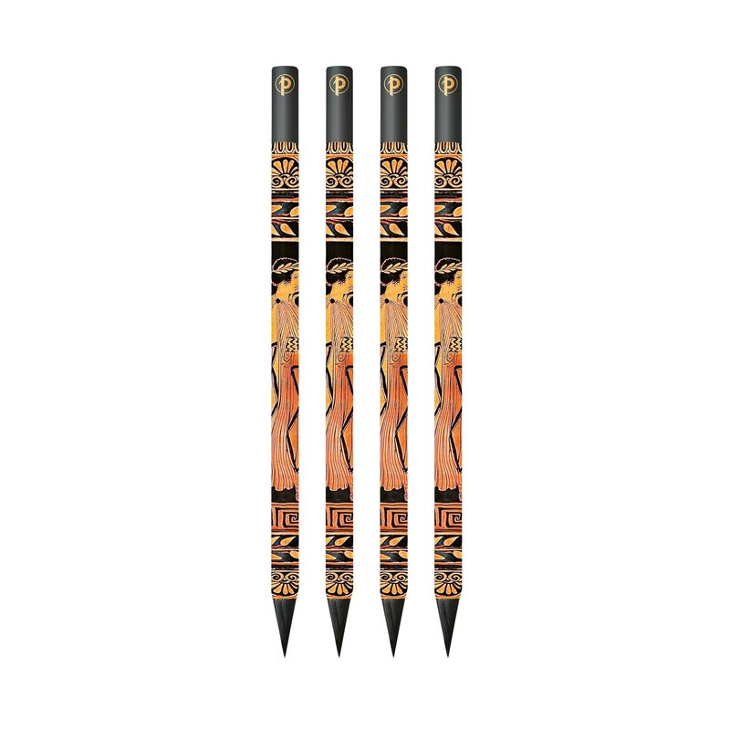 Gathering of Deities 4 Pack Pencils, The J. Paul Getty Museum Collection by Paperblanks (Ancient Greek Pottery)