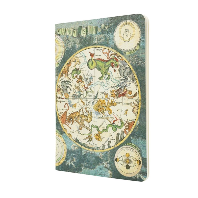 Celestial Planisphere A5 Lined Softcover Cahier, 80pg, 100GSM by Paperblanks (Early Cartography)