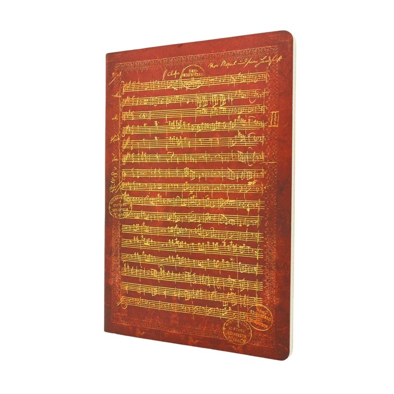 Mozart, The Hunt A4 Musical Staves Softcover Cahier, 80pg, 100GSM by Paperblanks (Embellished Manuscripts Collection)