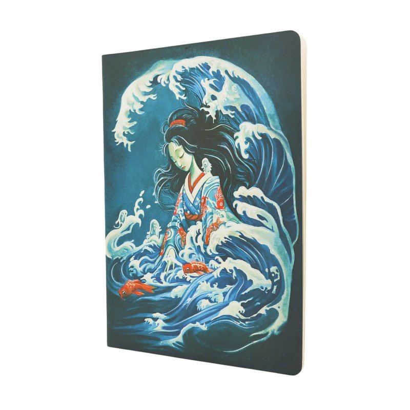 Empress Jingu A4 Dot Grid Softcover Cahier, 80pg, 100GSM by Paperblanks (Esprit de Lacombe)