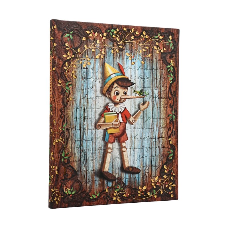 Carlo Collodi, Pinocchio Ultra Unlined Hardcover Journal, 144pg, 120GSM by Paperblanks (Fairy Tale Collection)