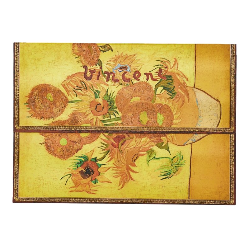 Van Gogh, Sunflowers Document Folder, The Van Gogh Museum Collection by Paperblanks (Embellished Manuscripts Collection)