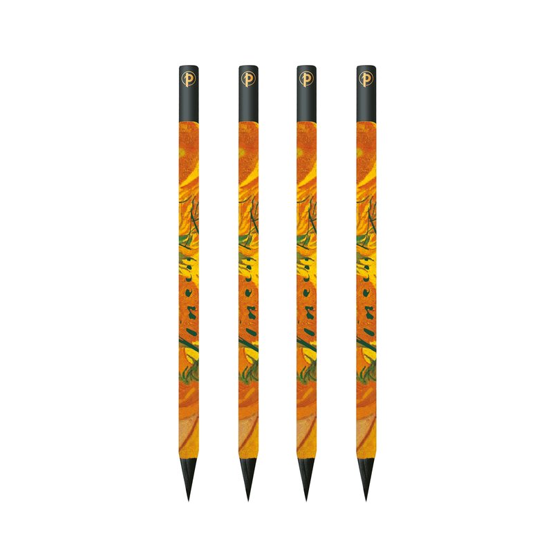 Van Gogh, Sunflowers 4 Pack Pencils by Paperblanks (Embellished Manuscripts Collection)