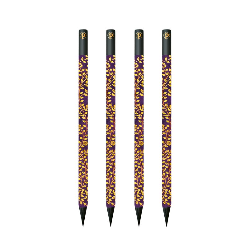 New York Rose 4 Pack Pencils by Paperblanks (Gilded Age)