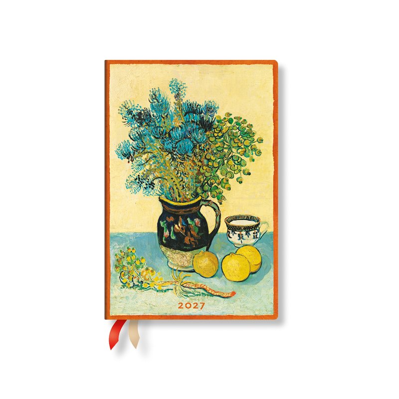 2027 Van Gogh's Still Life Mini Hardcover 12-Month Daily Planner, 416pg, 80GSM by Paperblanks