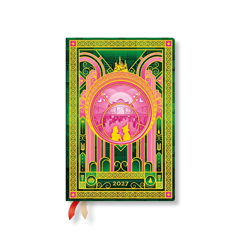 2027 The Magic of Wicked Mini Vertical Hardcover 12-Month Weekly Planner, 160pg, 100GSM by Paperblanks (Wicked Collection)