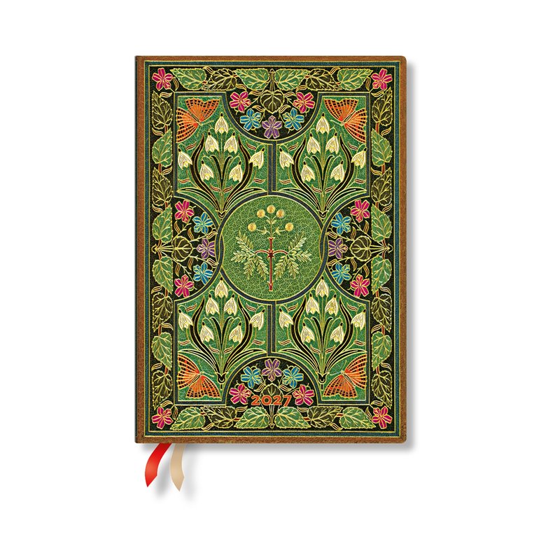 2027 Poetry in Bloom Midi Vertical Hardcover 12-Month Weekly Planner, 160pg, 100GSM by Paperblanks