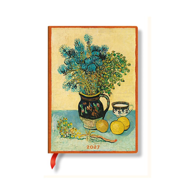 2027 Van Gogh's Still Life Midi Vertical Hardcover 12-Month Weekly Planner, 160pg, 100GSM by Paperblanks