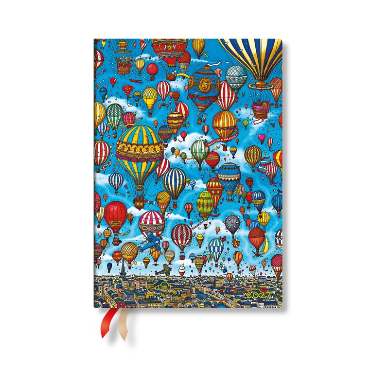 2027 Balloon Festival Midi Softcover 12-Month Daily Planner, 432pg, 80GSM by Paperblanks (Pierre the Maze Detective)