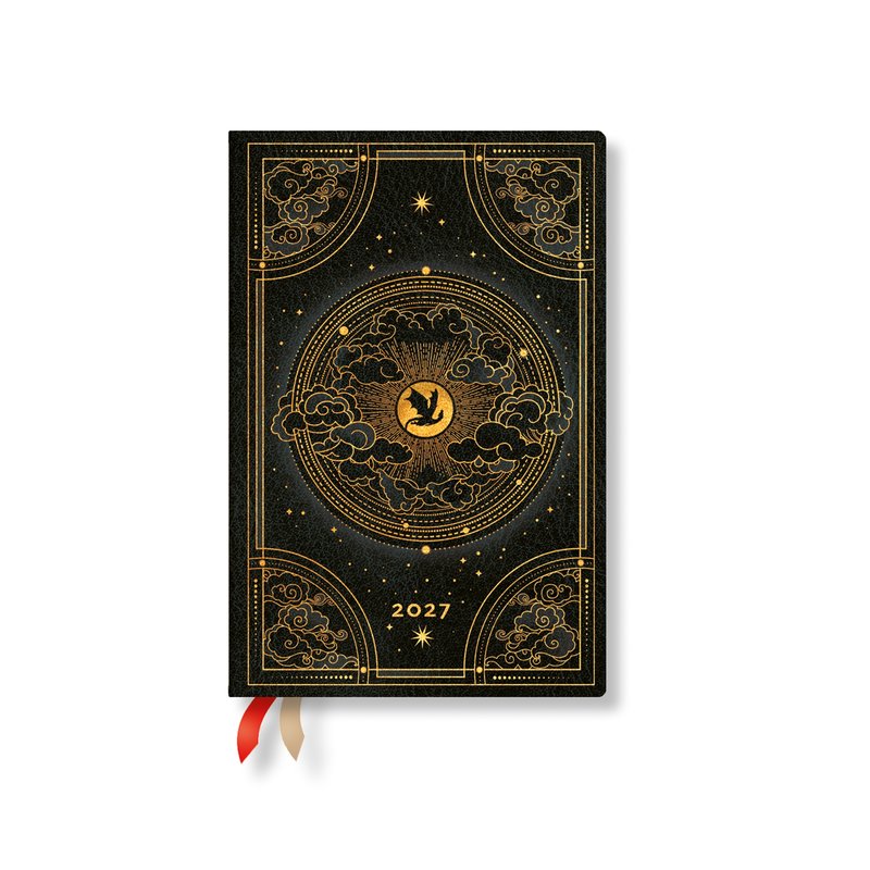 French 2027 Shadows of Navarre Mini Daily Hardcover 12-Month Daily Planner, 432pg, 80GSM by Paperblanks (Fourth Wing)