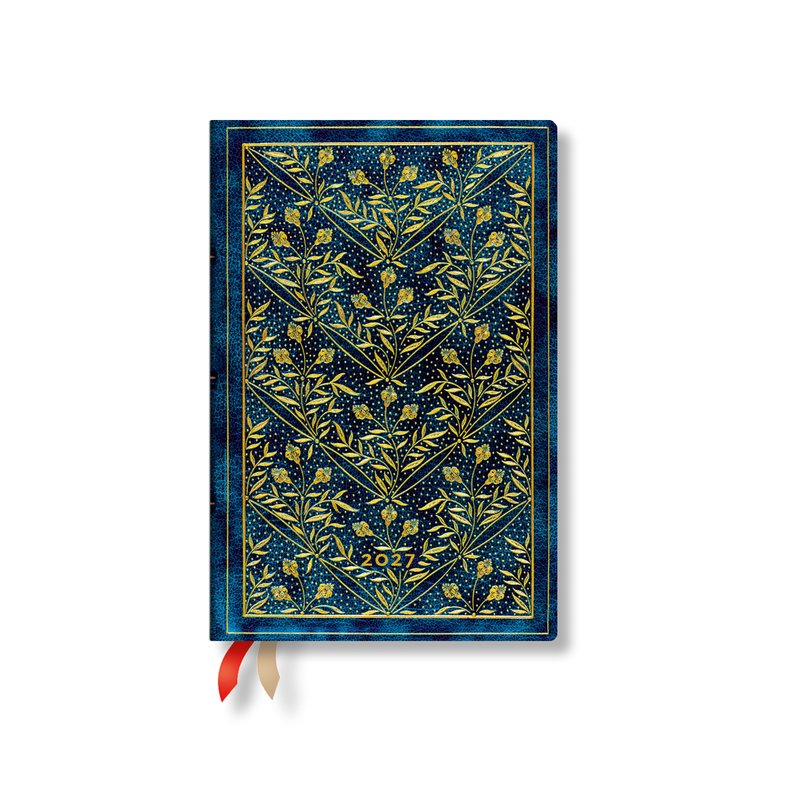 French 2027 Wildflower Song Mini Daily Hardcover 12-Month Daily Planner, 432pg, 80GSM by Paperblanks (Wildflower Song )