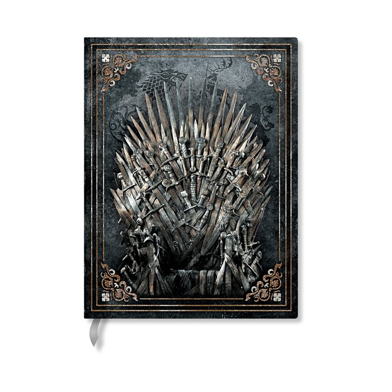 For the Throne Journal Midi Lined Hardcover, 144pg, 120GSM by Paperblanks (Game of Thrones Collection)