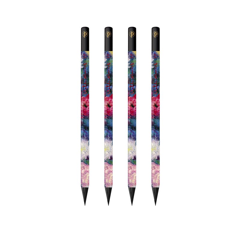 Monet's Chrysanthemums 4 Pack Pencils by Paperblanks (Monet's Chrysanthemums)