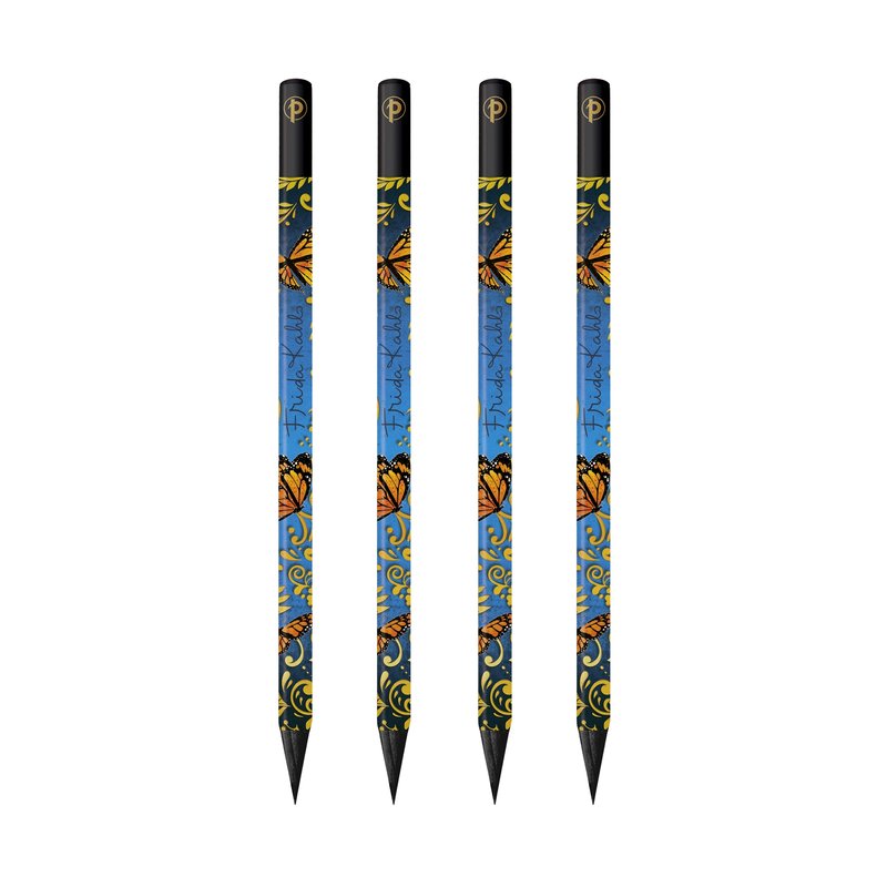 The Colourful Portrait 4 Pack Pencils by Paperblanks (Viva Frida)