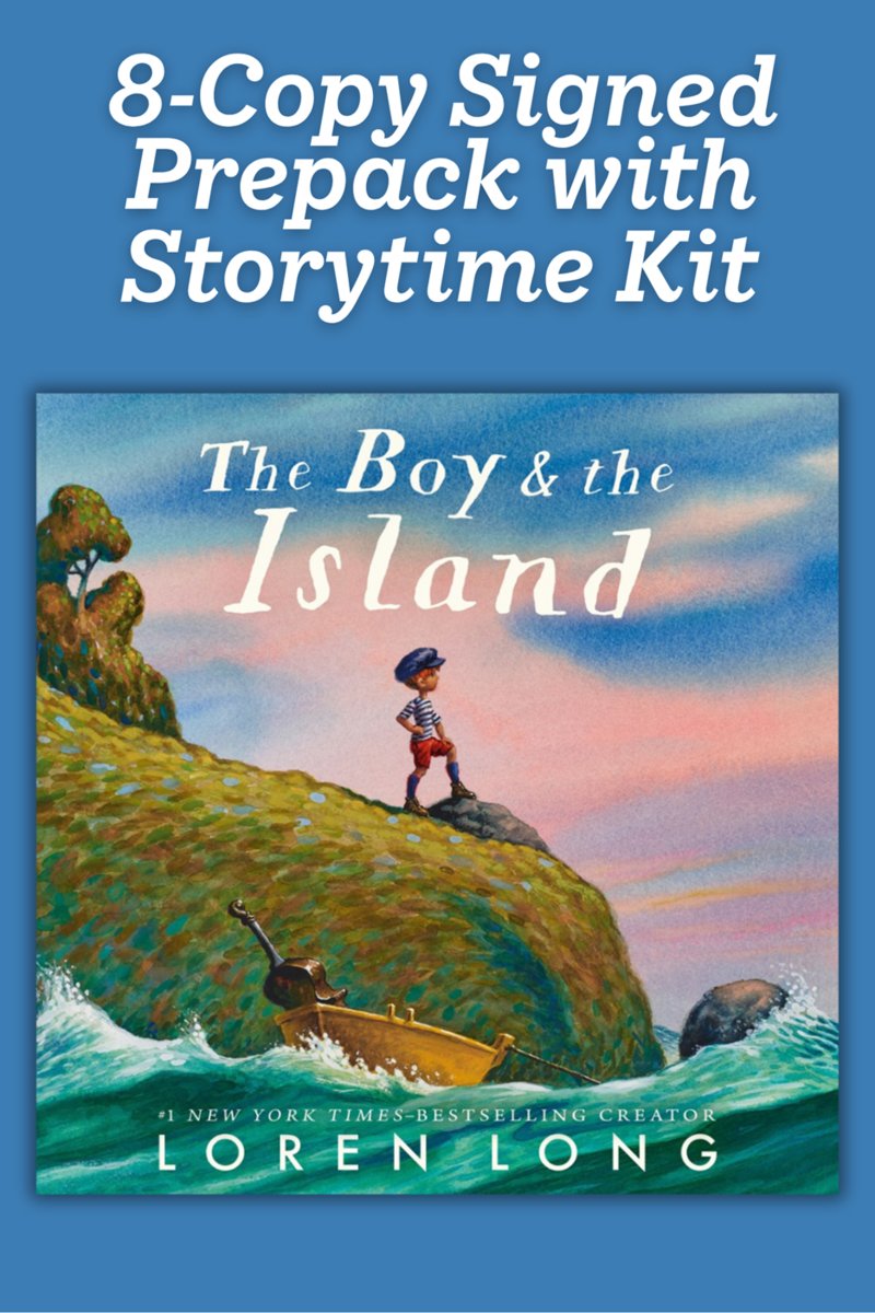 The Boy & the Island 8-copy signed prepack + storytime kit