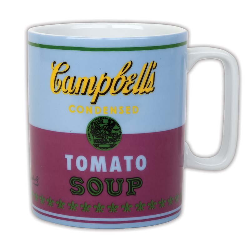 Andy Warhol Campbell's Soup Red Violet Mug
