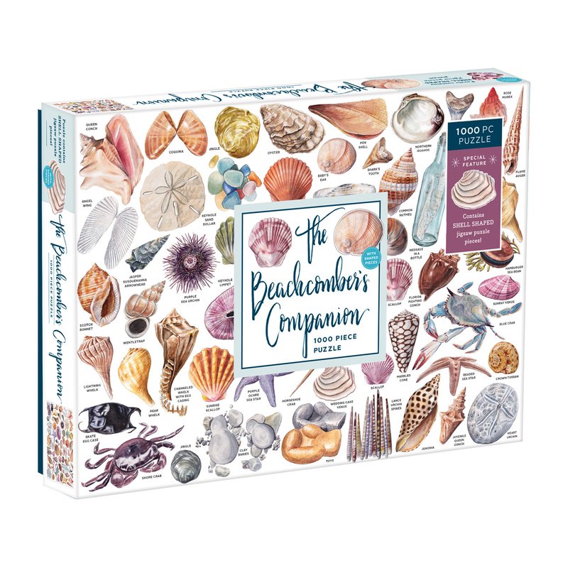 The Beachcomber's Companion 1000 Piece Puzzle With Shaped Pieces