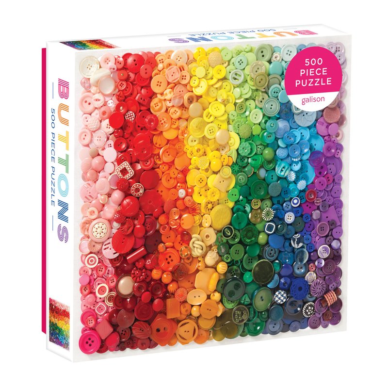 Rainbow Buttons 500 pc Puzzle