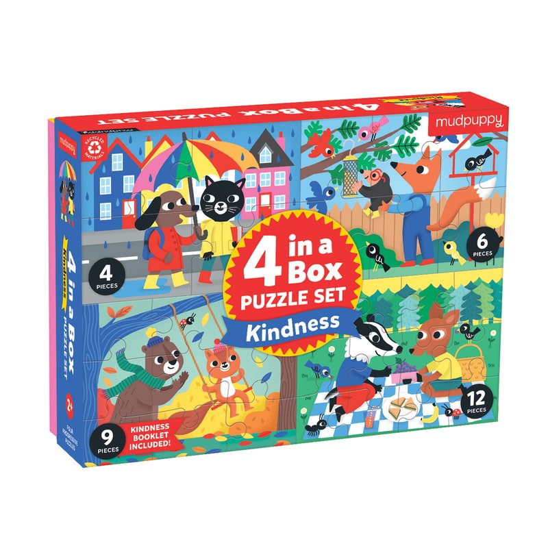 Kindness 4-in-a-Box Puzzle Set