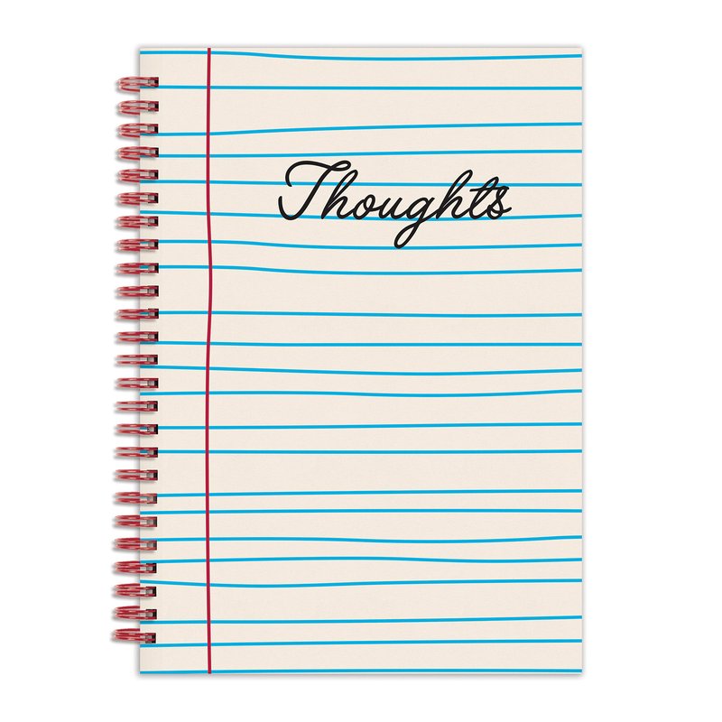 Thoughts 6 x 8" Wire-O Journal