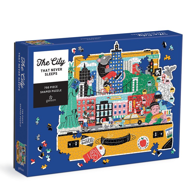 The City That Never Sleeps 750 Piece Shaped Puzzle