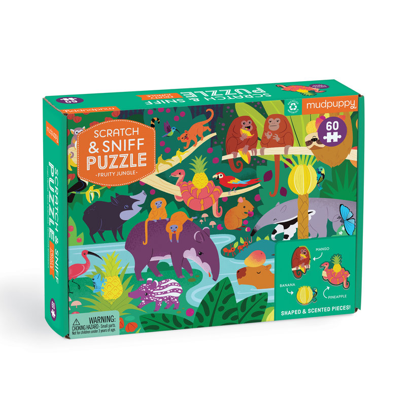 Fruity Jungle 60 Piece Scratch and Sniff Puzzle