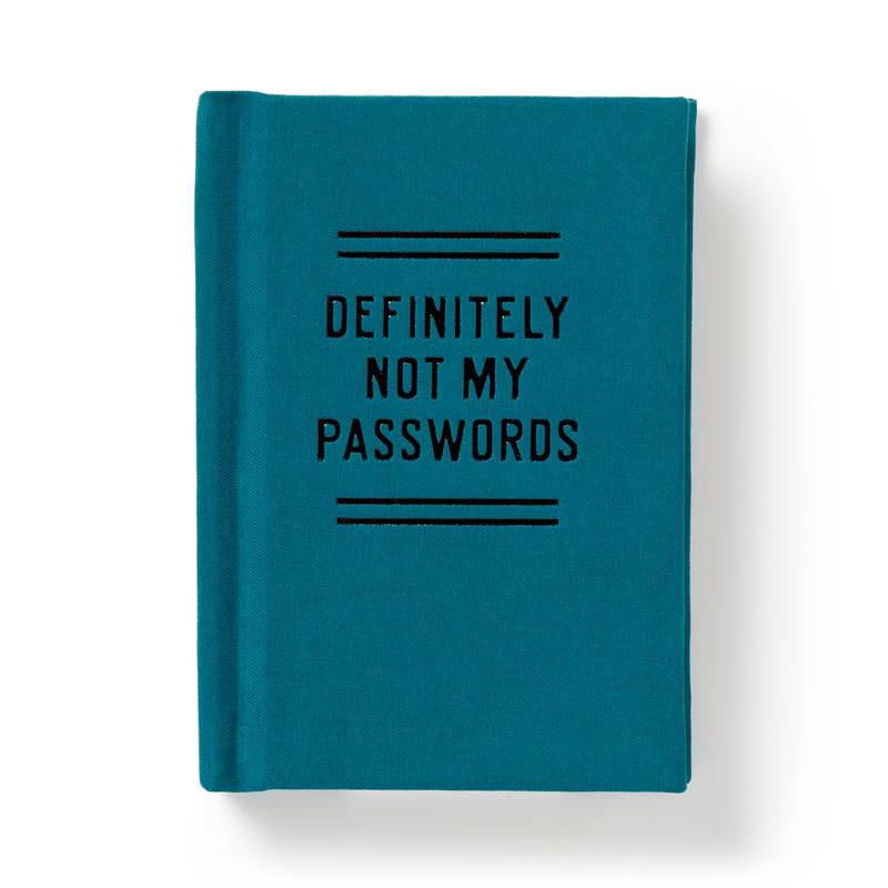 Definitely Not My Passwords - Password Diary