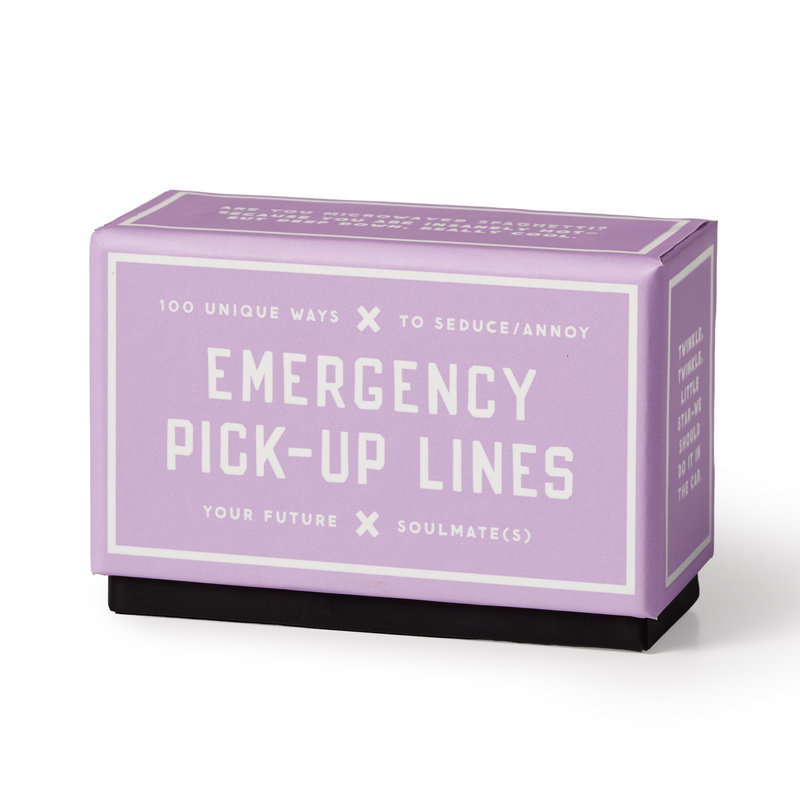Emergency Pick-up Lines Card Set