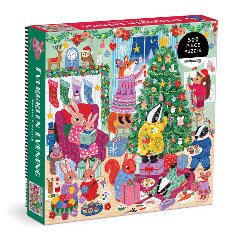 Evergreen Evening 500 Piece Family Puzzle