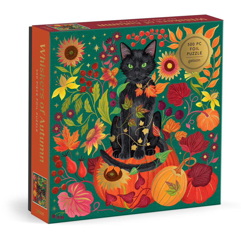 Whiskers of Autumn 500 Piece Foil Puzzle