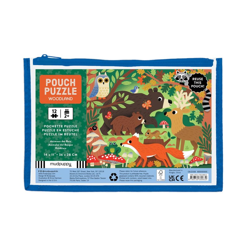 Woodland 12 Piece Pouch Puzzle