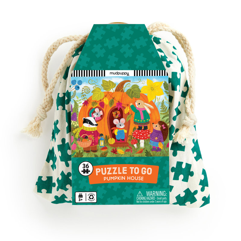Pumpkin House 36 Piece Puzzle to Go