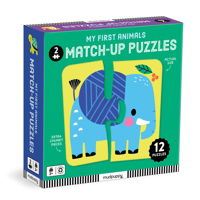 My First Animals 2 Piece Match-up Puzzles