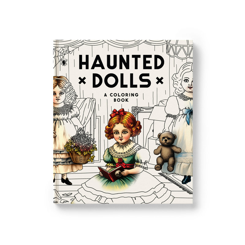 Haunted Dolls Coloring Book