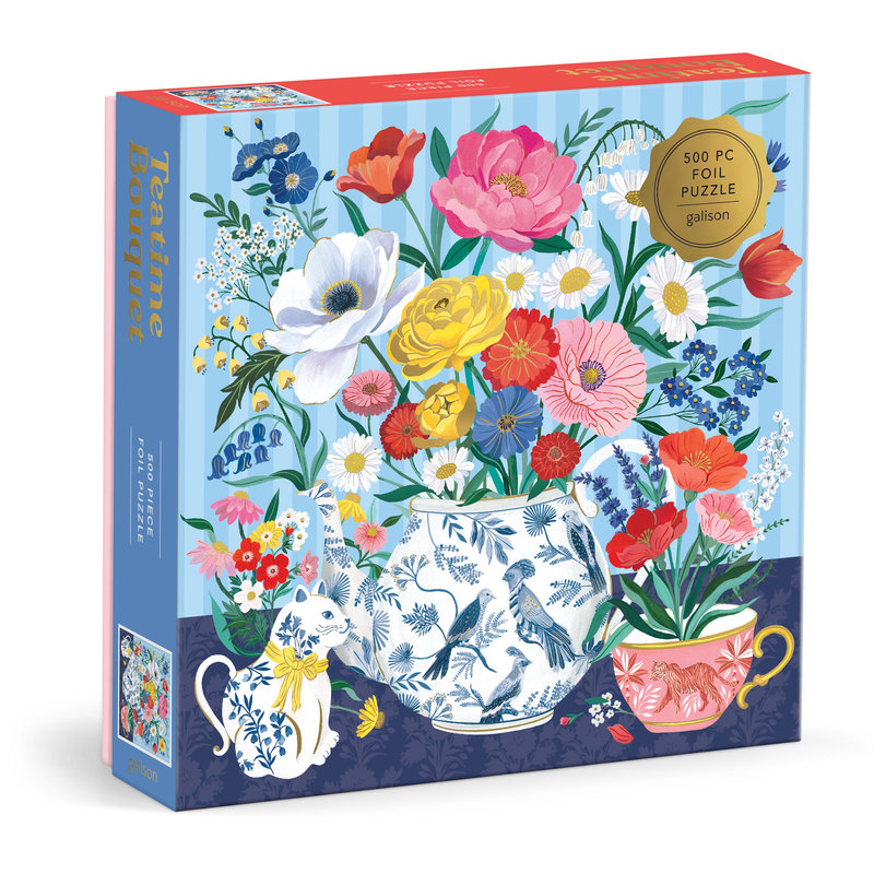 Teatime Bouquet 500 Piece Foil Puzzle