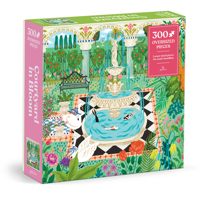 Courtyard in Bloom 300 Piece Puzzle