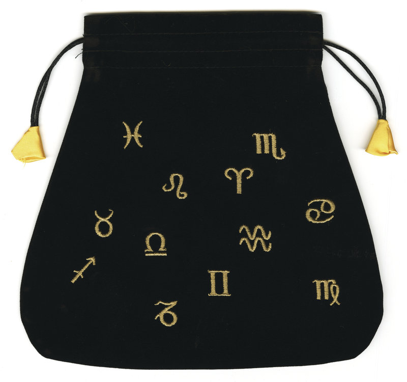 Astrological Velvet Tarot Bag