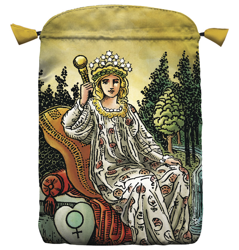 Radiant Wise Spirit Tarot Satin Bag