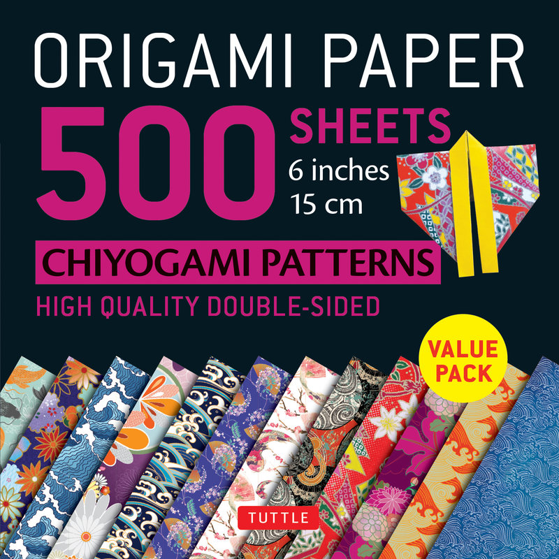 Origami Paper 500 sheets Chiyogami Patterns 6 15cm