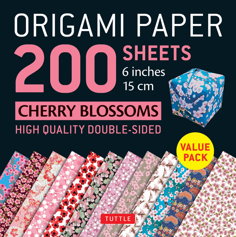 Origami Paper 200 sheets Cherry Blossoms 6 (15 cm)