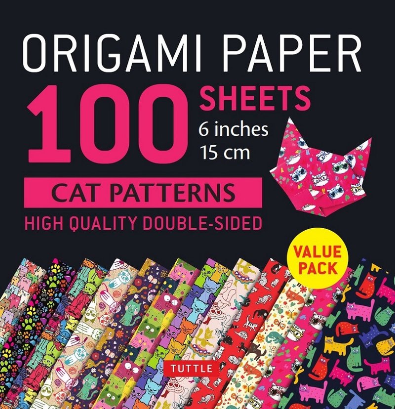 Origami Paper 100 sheets Cat Patterns 6 (15 cm)