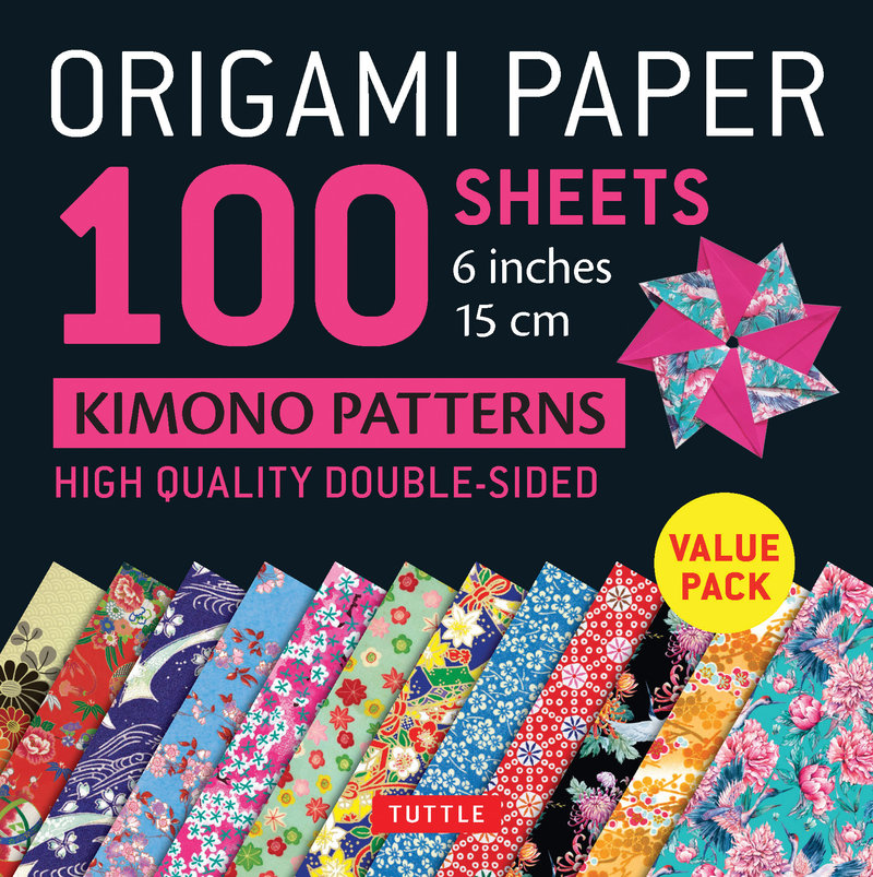 Origami Paper 100 sheets Kimono Patterns 6" (15 cm)