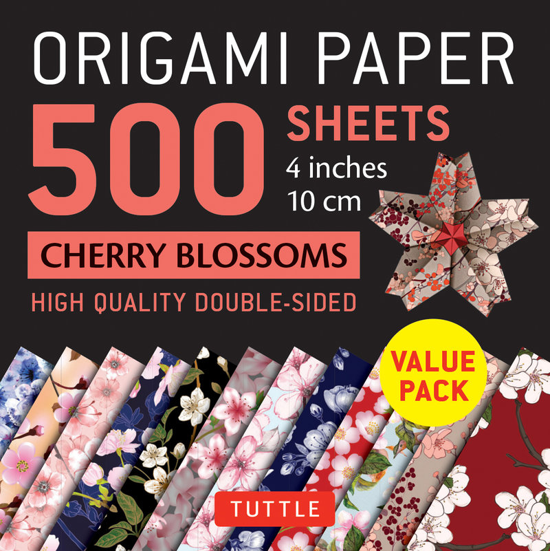 Origami Paper 500 sheets Cherry Blossoms 4 (10 cm)