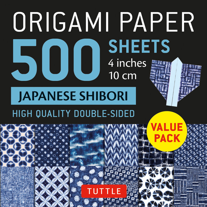 Origami Paper 500 sheets Japanese Shibori 4 (10 cm)