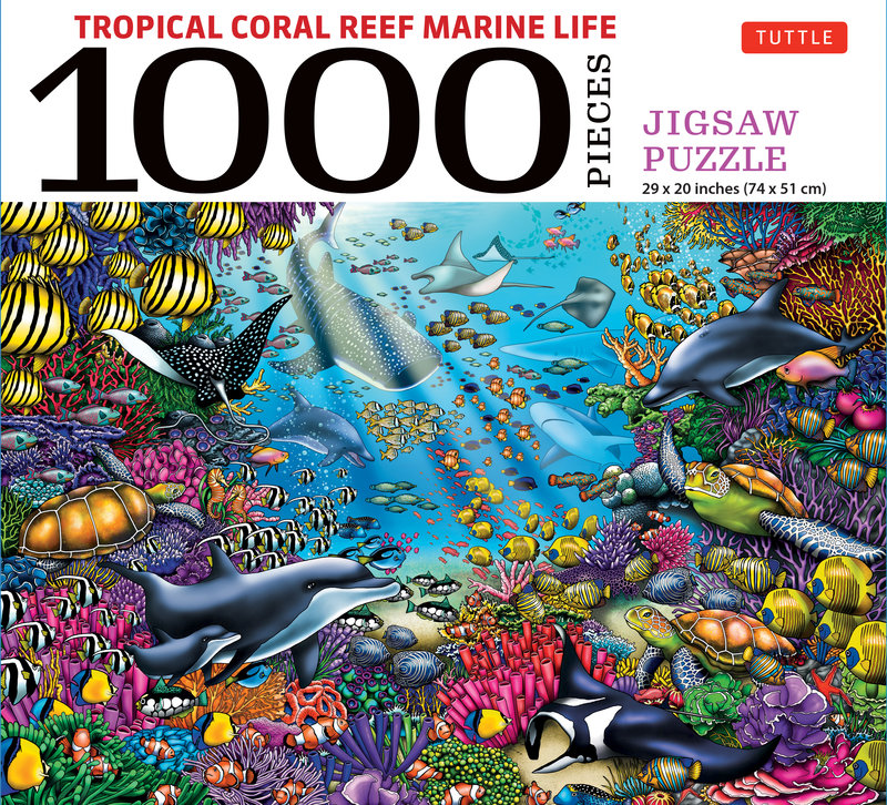 Tropical Coral Reef Marine Life - 1000 Piece Jigsaw Puzzle